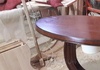 Деревянный овальный стол